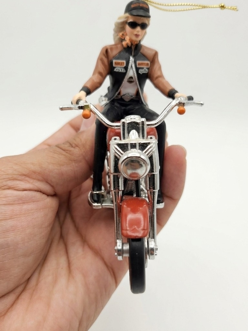 Hallmark Harley-Davidson Barbie Ornament 2001 QXI8885 Of Collection